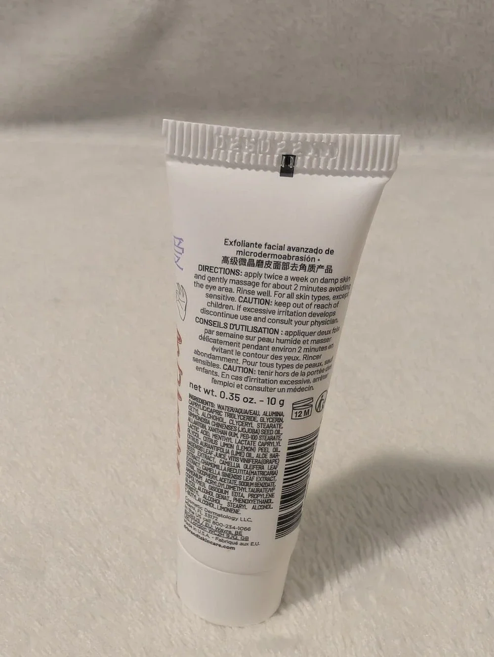 NEW Dr. Brandt Microdermabrasion Face Exfoliator Mini 10g UNUSED, SEALED